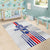 Custom Faroe Islands Football Area Rug Go Champion White Version