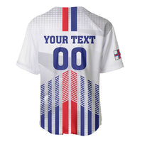 Custom Faroe Islands Football Baseball Jersey Go Champion White Version
