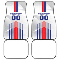 Custom Faroe Islands Football Car Mats Go Champion White Version