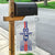 Custom Faroe Islands Football Garden Flag Go Champion White Version