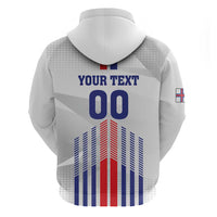 Custom Faroe Islands Football Hoodie Go Champion White Version