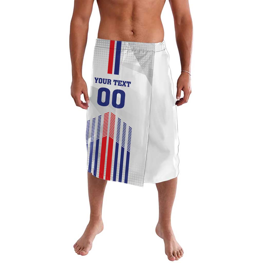 Custom Faroe Islands Football Lavalava Go Champion White Version