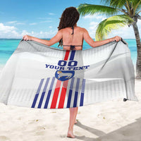 Custom Faroe Islands Football Sarong Go Champion White Version