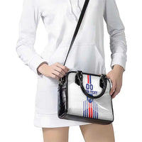 Custom Faroe Islands Football Shoulder Handbag Go Champion White Version
