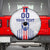 Custom Faroe Islands Football Spare Tire Cover Go Champion White Version