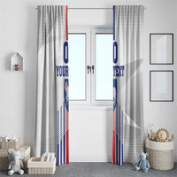 Custom Faroe Islands Football Window Curtain Go Champion White Version
