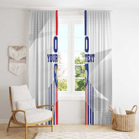 Custom Faroe Islands Football Window Curtain Go Champion White Version