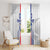 Custom Faroe Islands Football Window Curtain Go Champion White Version