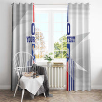 Custom Faroe Islands Football Window Curtain Go Champion White Version