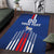 Custom Faroe Islands Football Area Rug Go Champion Blue Version
