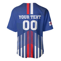 Custom Faroe Islands Football Baseball Jersey Go Champion Blue Version