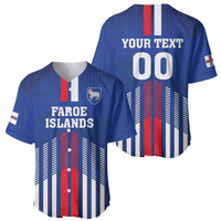 Custom Faroe Islands Football Baseball Jersey Go Champion Blue Version