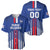 Custom Faroe Islands Football Baseball Jersey Go Champion Blue Version