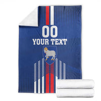 Custom Faroe Islands Football Blanket Go Champion Blue Version