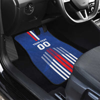 Custom Faroe Islands Football Car Mats Go Champion Blue Version