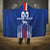 Custom Faroe Islands Football Hooded Blanket Go Champion Blue Version