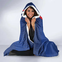Custom Faroe Islands Football Hooded Blanket Go Champion Blue Version