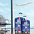 Custom Faroe Islands Football Luggage Cover Go Champion Blue Version