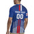Custom Faroe Islands Football Rugby Jersey Go Champion Blue Version