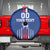 Custom Faroe Islands Football Spare Tire Cover Go Champion Blue Version