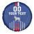 Custom Faroe Islands Football Spare Tire Cover Go Champion Blue Version