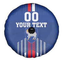 Custom Faroe Islands Football Spare Tire Cover Go Champion Blue Version