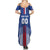 Custom Faroe Islands Football Summer Maxi Dress Go Champion Blue Version