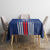 Custom Faroe Islands Football Tablecloth Go Champion Blue Version