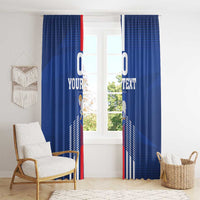 Custom Faroe Islands Football Window Curtain Go Champion Blue Version