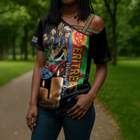 Personalized Eritrea Martyrs Day Cross Shoulder Shirt Honoring the Fallen