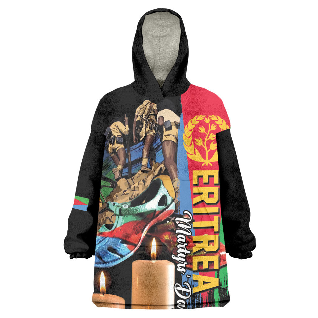 Personalized Eritrea Martyrs Day Kid Wearable Blanket Hoodie Honoring the Fallen