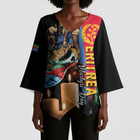 Personalized Eritrea Martyrs Day Kimono Sleeve Blouse Honoring the Fallen