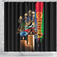 Eritrea Martyrs Day Shower Curtain Honoring the Fallen