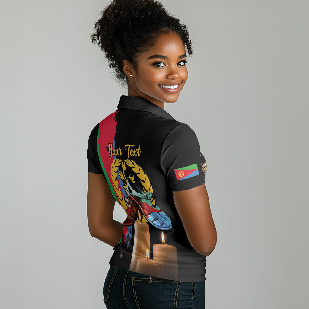 Personalized Eritrea Martyrs Day Women Polo Shirt Honoring the Fallen