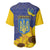 Ukraine Peace Dove Baseball Jersey Ukraine Sunflower With Folk Patterns - Wonder Print Shop