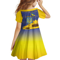 Ukraine Peace Dove Family Matching Off Shoulder Maxi Dress and Hawaiian Shirt Ukraine Sunflower With Folk Patterns - Wonder Print Shop