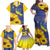 Ukraine Peace Dove Family Matching Off Shoulder Maxi Dress and Hawaiian Shirt Ukraine Sunflower With Folk Patterns - Wonder Print Shop