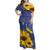 Ukraine Peace Dove Family Matching Off Shoulder Maxi Dress and Hawaiian Shirt Ukraine Sunflower With Folk Patterns - Wonder Print Shop