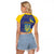 Ukraine Peace Dove Raglan Cropped T Shirt Ukraine Sunflower With Folk Patterns - Wonder Print Shop