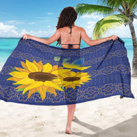 Ukraine Peace Dove Sarong Ukraine Sunflower With Folk Patterns - Wonder Print Shop