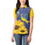 Ukraine Peace Dove Women Polo Shirt Ukraine Sunflower With Folk Patterns - Wonder Print Shop
