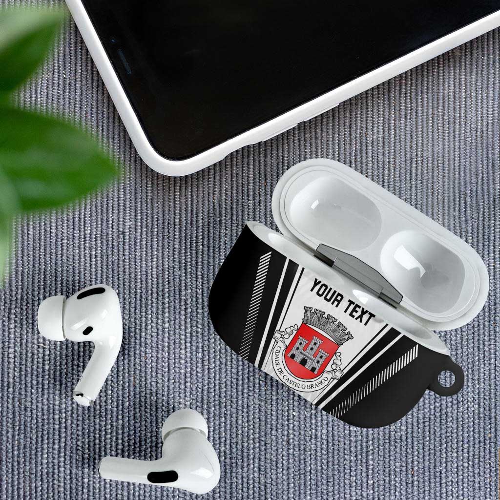 Personalized Castelo Branco Portugal AirPods Case Sporty Style - Wonder Print Shop