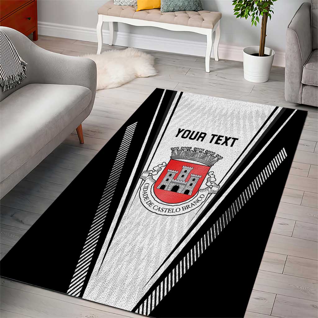 Personalized Castelo Branco Portugal Area Rug Sporty Style - Wonder Print Shop