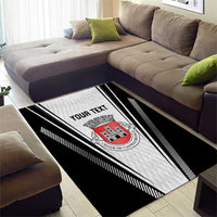 Personalized Castelo Branco Portugal Area Rug Sporty Style - Wonder Print Shop