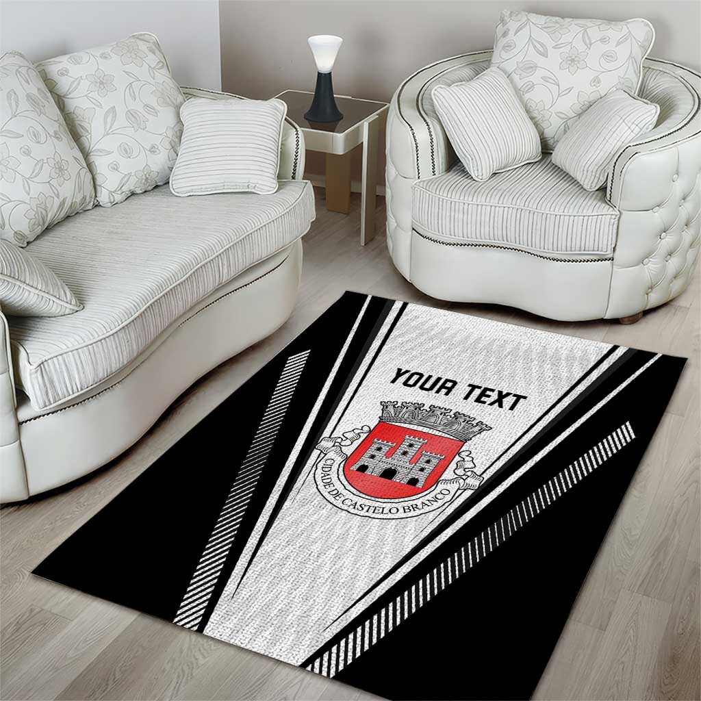 Personalized Castelo Branco Portugal Area Rug Sporty Style - Wonder Print Shop