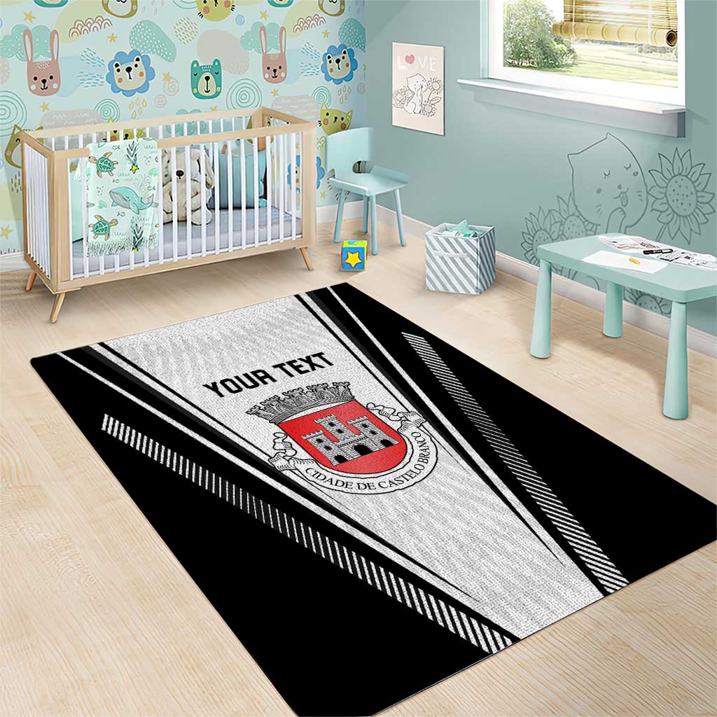 Personalized Castelo Branco Portugal Area Rug Sporty Style - Wonder Print Shop