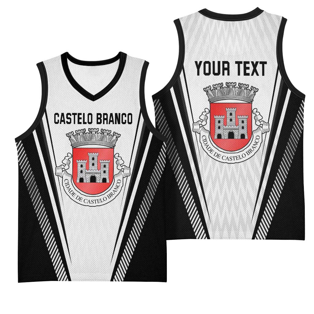 Personalized Castelo Branco Portugal Basketball Jersey Sporty Style - Wonder Print Shop