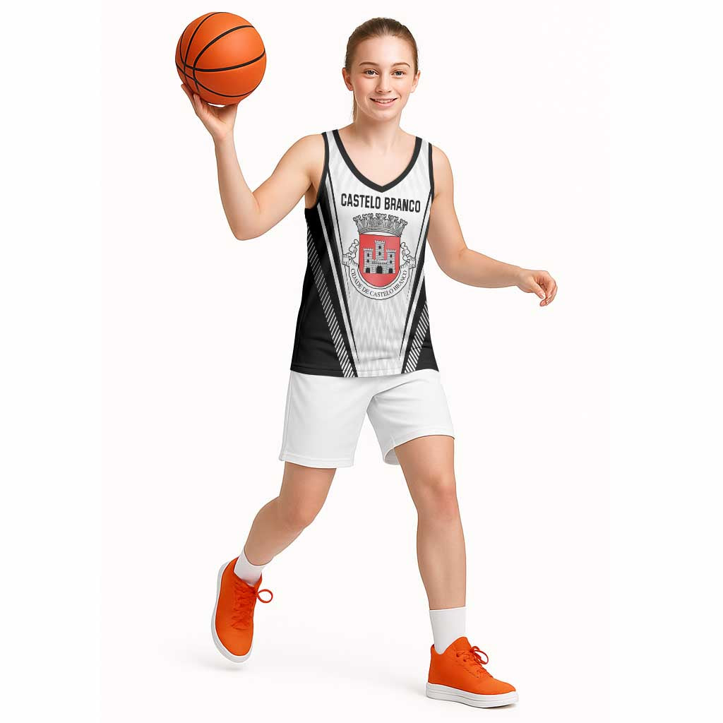 Personalized Castelo Branco Portugal Basketball Jersey Sporty Style - Wonder Print Shop