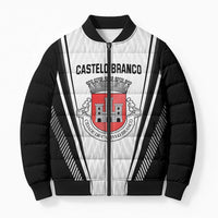 Personalized Castelo Branco Portugal Bomber Puffer Jacket Sporty Style - Wonder Print Shop