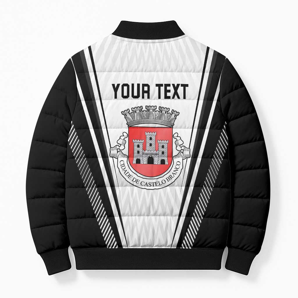 Personalized Castelo Branco Portugal Bomber Puffer Jacket Sporty Style - Wonder Print Shop